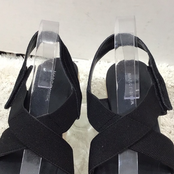 Marc Fisher Nalan black espadrille sandals - Picture 3 of 13